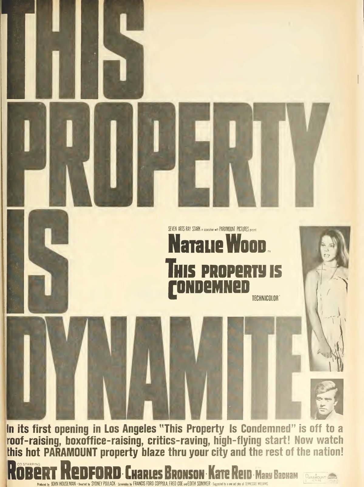 This Property Is Condemned (1966)&nbsp;***