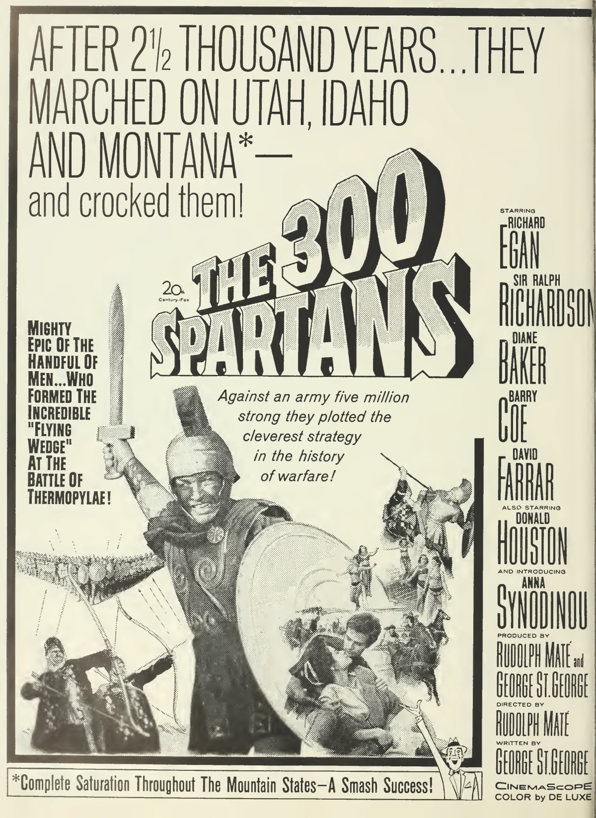 The 300 Spartans (1962) ****