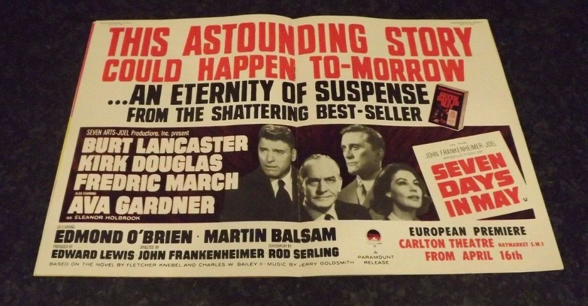 Seven Days in May (1964)&nbsp;****