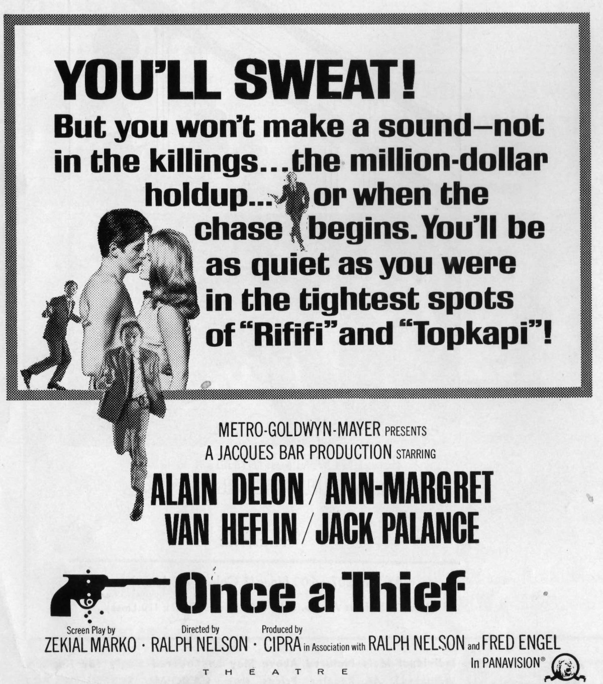 Selling Alain Delon and Ann-Margret – The Pressbook for “Once a Thief”&nbsp;(1965)