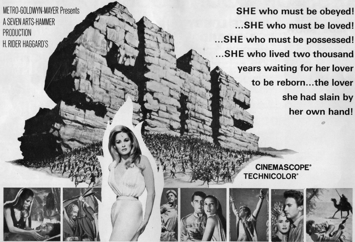 Selling Ursula Andress – The Pressbook for “She” (1965)