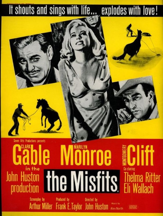 The Misfits 1961 Marilyn Monroe / The Misfits 1961 Directed