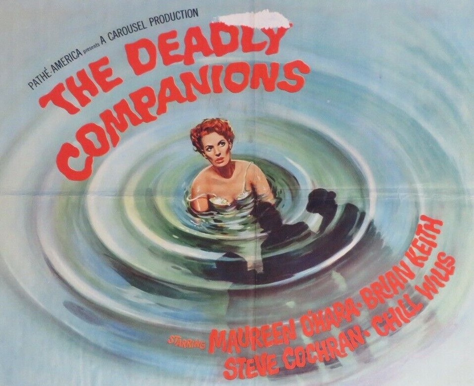 Selling Maureen O’Hara Dripping Wet – The Pressbook for “The Deadly Companions / Trigger Happy”&nbsp;(1961)