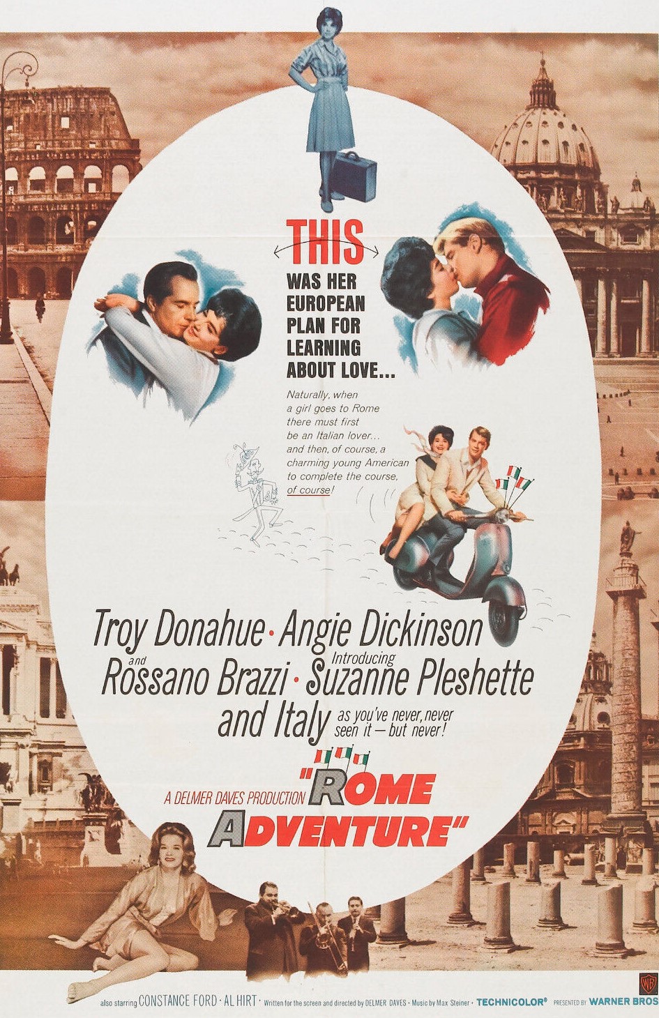 Rome Adventure / Lovers Must Learn (1962)&nbsp;***