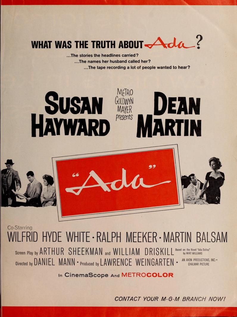 Ada (1961) ****