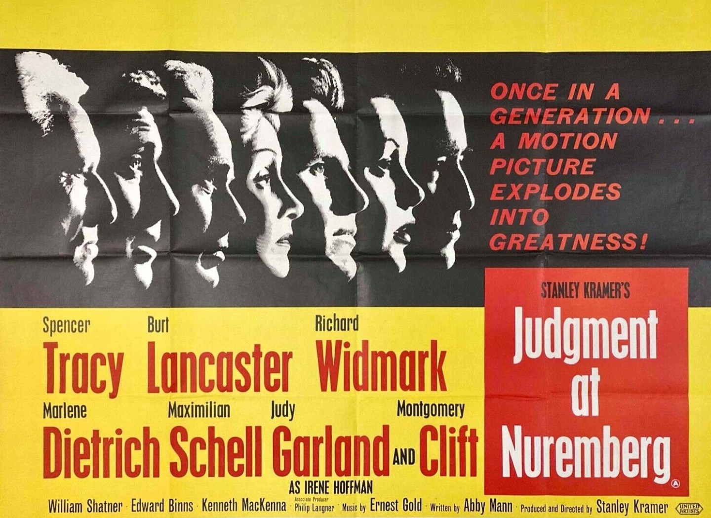 Judgment At Nuremberg 1961 The Magnificent 60s 