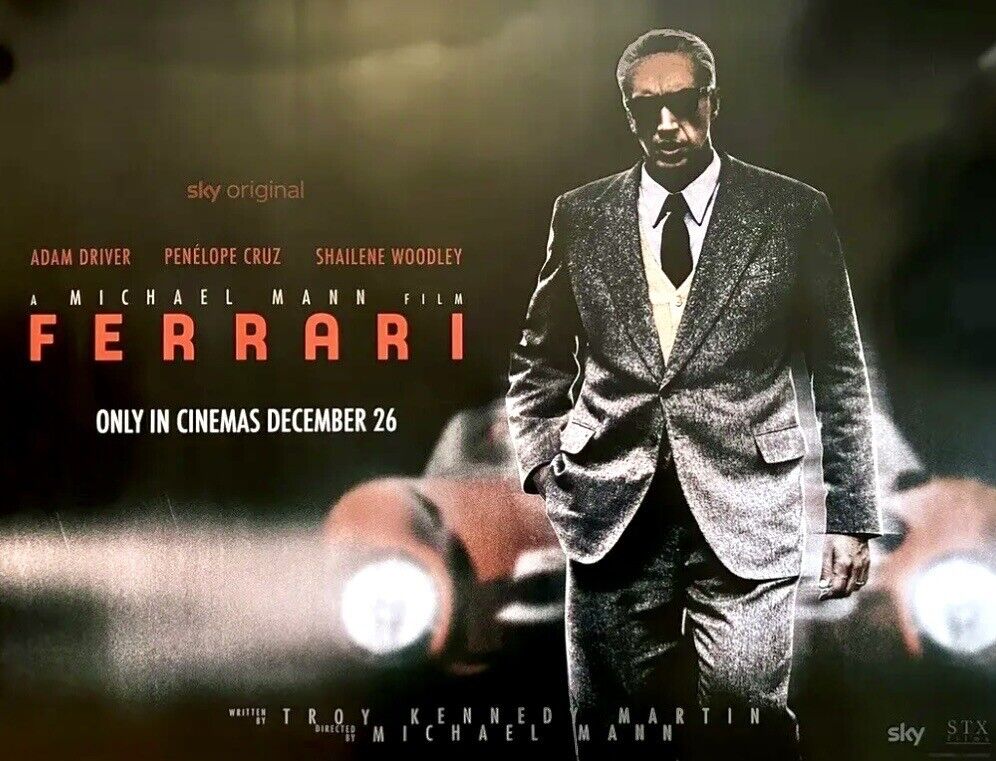 Quadruple Bill: Ferrari (2023) **** / Anyone But You (2023) *** / One Life (2024) *** / Next Goal Wins (2023)&nbsp;**