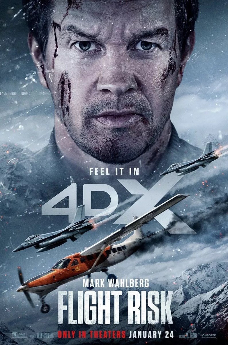 Time Risk Movie Flight Risk (2025) ** – Seen at the Cinema – The Magnificent 60s