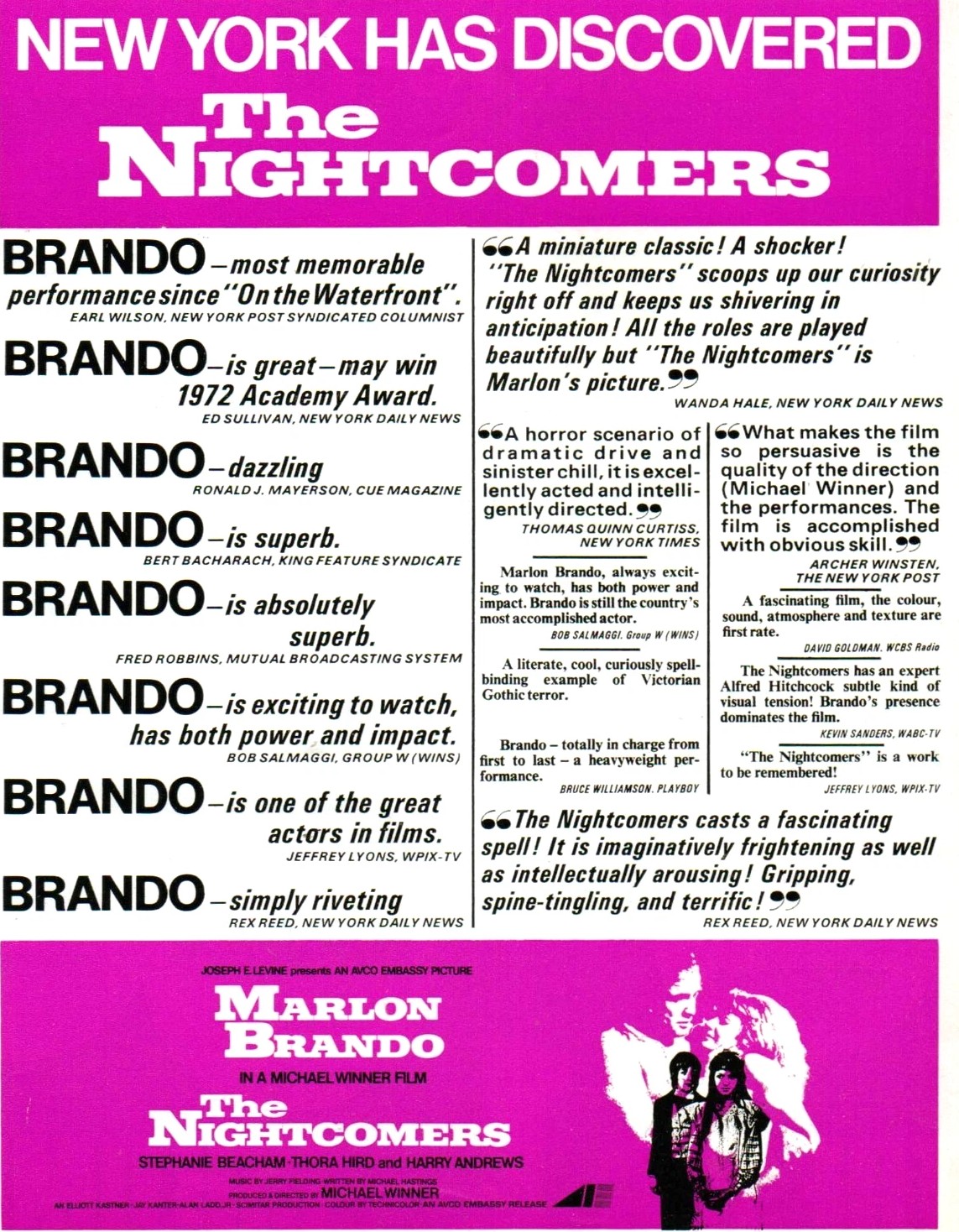 Behind the Scenes: “The Nightcomers” (1972)