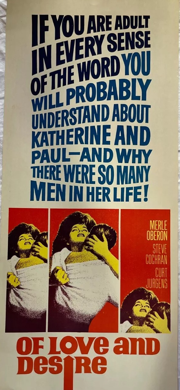 Of Love and Desire (1963)&nbsp;***